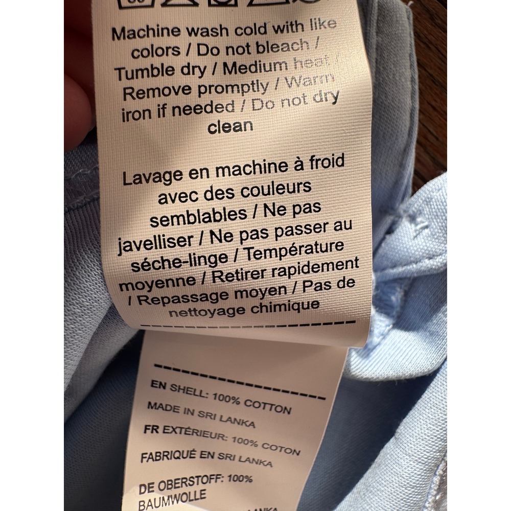 UNTUCKit Damaschino Mens XL Light Blue Cotton Short Sleeve Polo Shirt 35510 - Picture 8 of 10